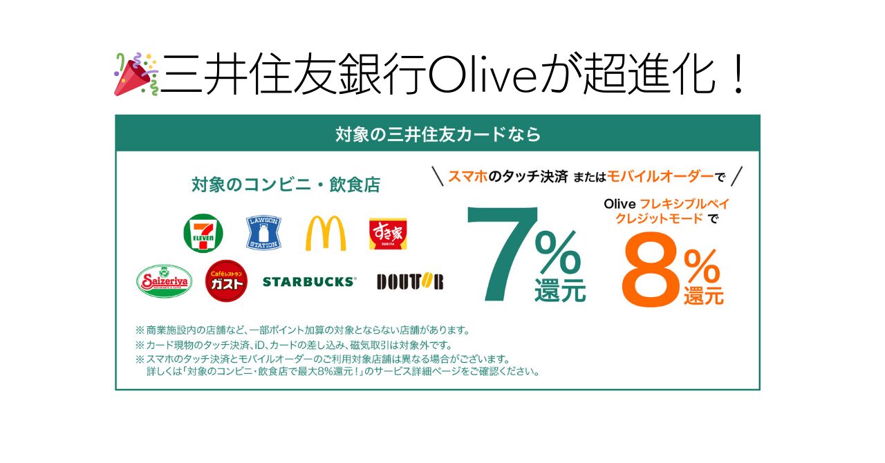 🎉三井住友銀行Oliveが超進化！2026年2月からの新特典で最大11％還元を実現する方法💰