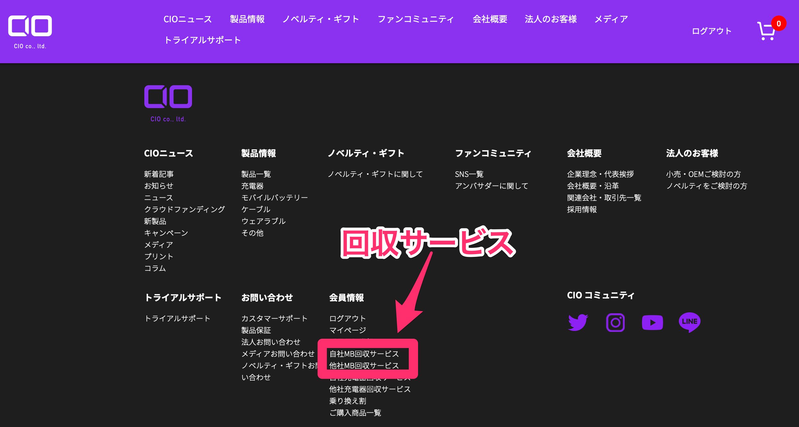 モバイルバッテリーの捨て方に困っていませんか？CIOの会員になるだけで回収してもらえます 🔋