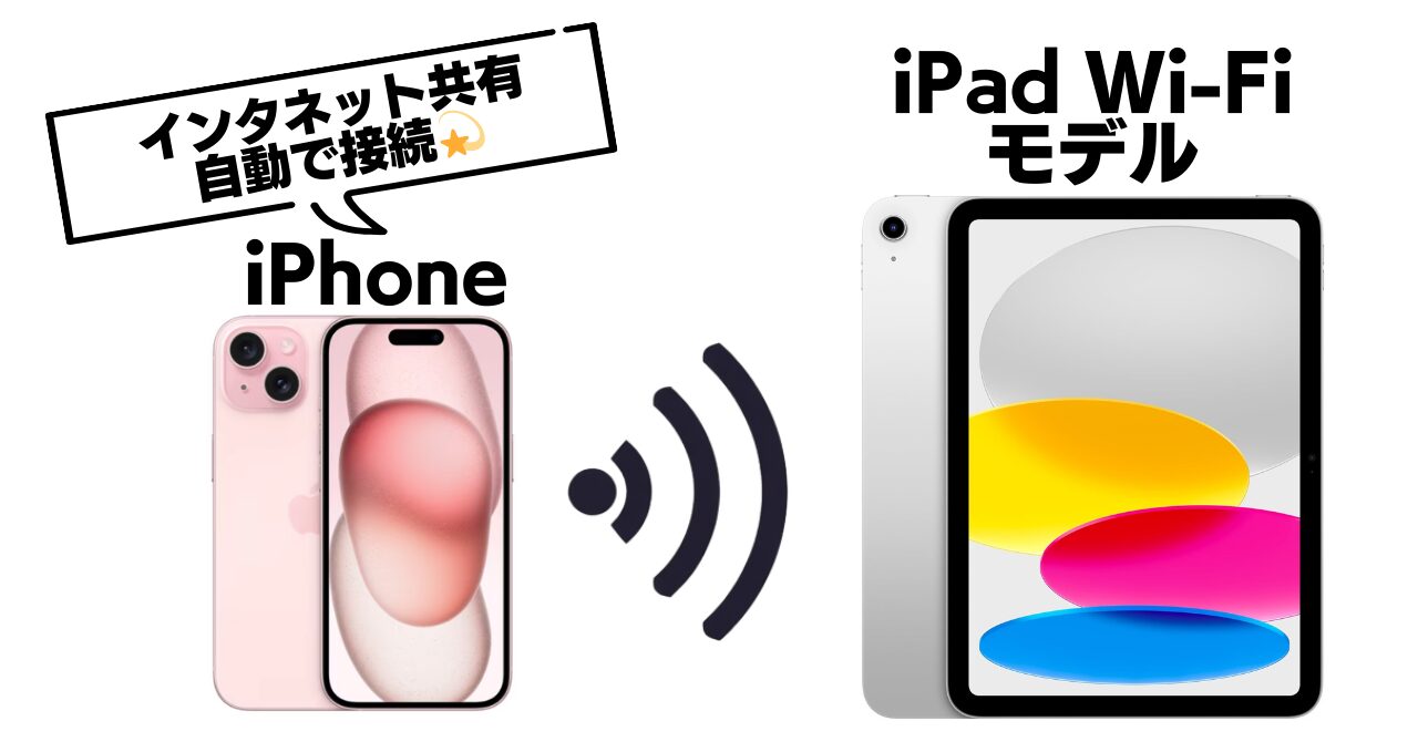 iPhoneのテザリングをもっと快適に！Wi-FiモデルiPadを自動接続設定にするだけでストレス解消できますよ☺️